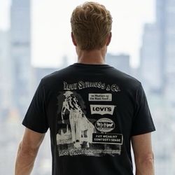 Men’s Levi Graphic Tee Large