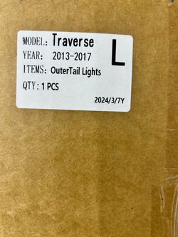 2013-2017 Chevy Traverse Left Outer Tail Light