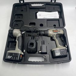 Craftsman 15.6 Volt Drill Driver, Flashlight- Work light , & Charger & Manual