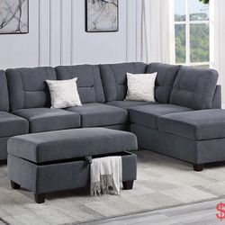 Sectional Sofa With Ottoman