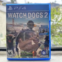 Watch Dogs 2 PS4 PlayStation 4 AD Complete CIB
