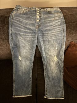 7 For All Mankind NEW WITH TAGS Womens Jeans 31 High Waist Cropped Straight