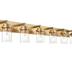 6-Light Vanity Lights for Bathroom 45.3 Inches Length