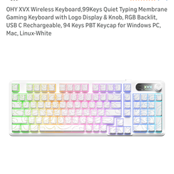 RGB wireless or wired keyboard and mouse