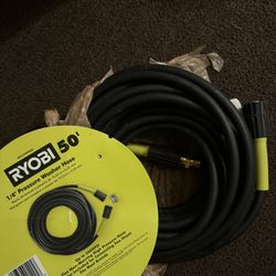 Ryobi 1/4 in. x 50 ft. 3600 PSI Flexible Pressure Washer Hose
