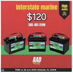 Baterías de botes nuevas garantía de 1 año deep cycle