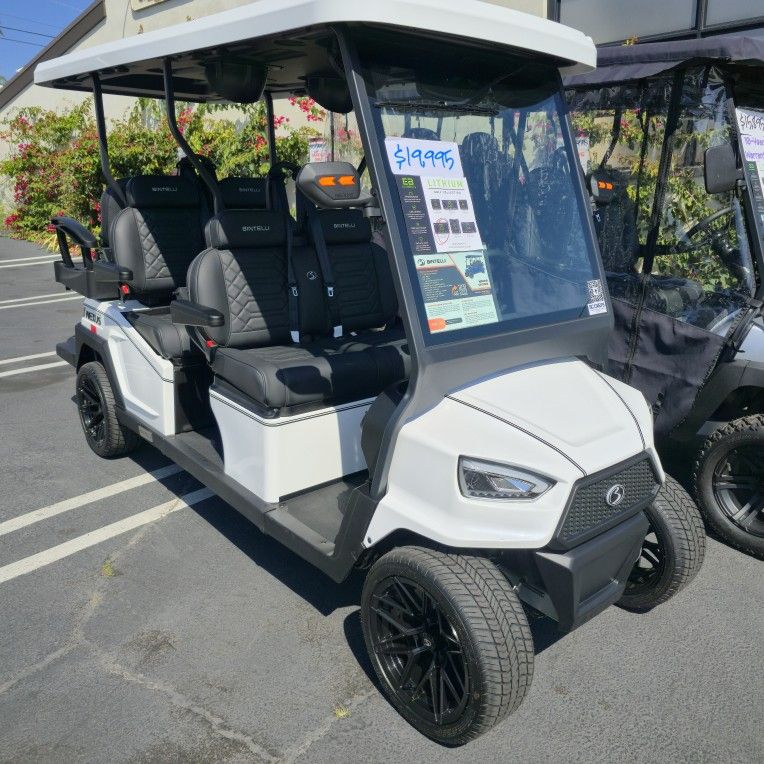 2026 GEN 2 Bintelli Nexus 6-Passenger Non-Lifted 72-Volt Lithium Street Legal LSV Golf Cart