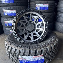 LT 265/70/17 Atlander MT And New Lock Rims Toyota Tacoma 4Runner Chevy Gmc Sierra