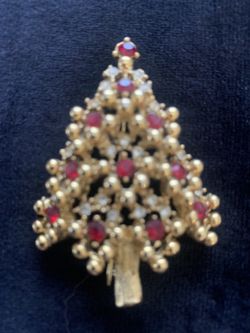 Eisenberg Christmas Tree Brooch-Rare Find