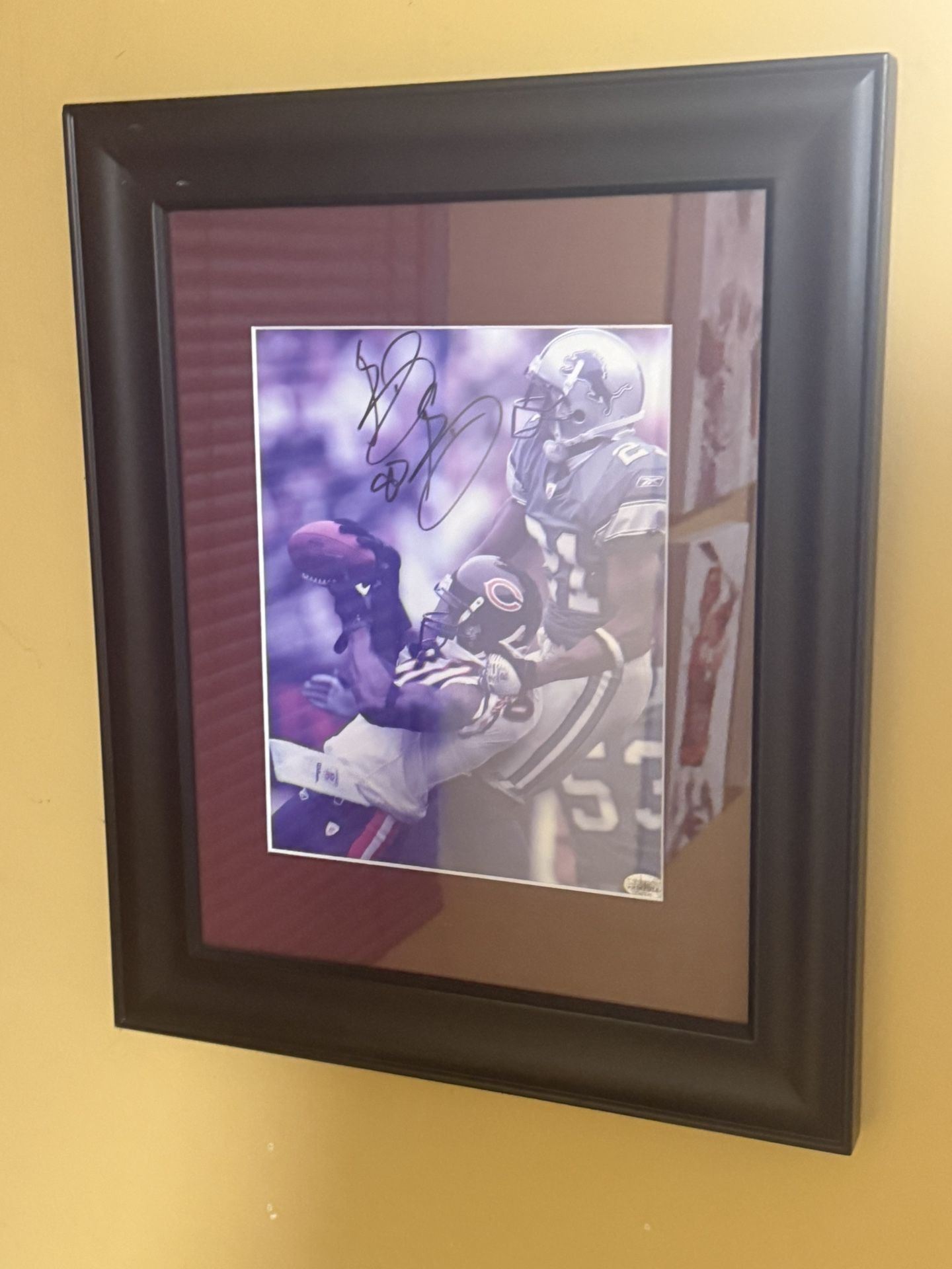 Signed Bernard Berrian Picture 