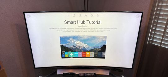 Samsung 55" Curved 4K UHD Smart TV UN55HU9000F