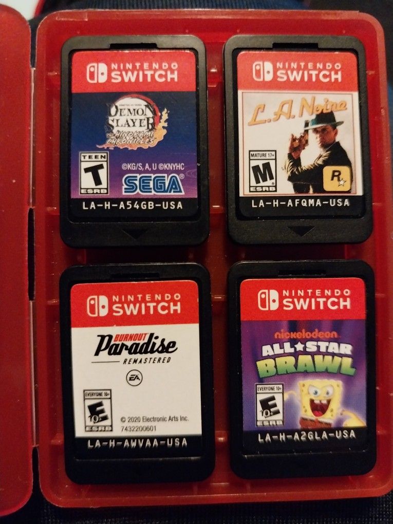4 Nintendo Switch Games $30 Each