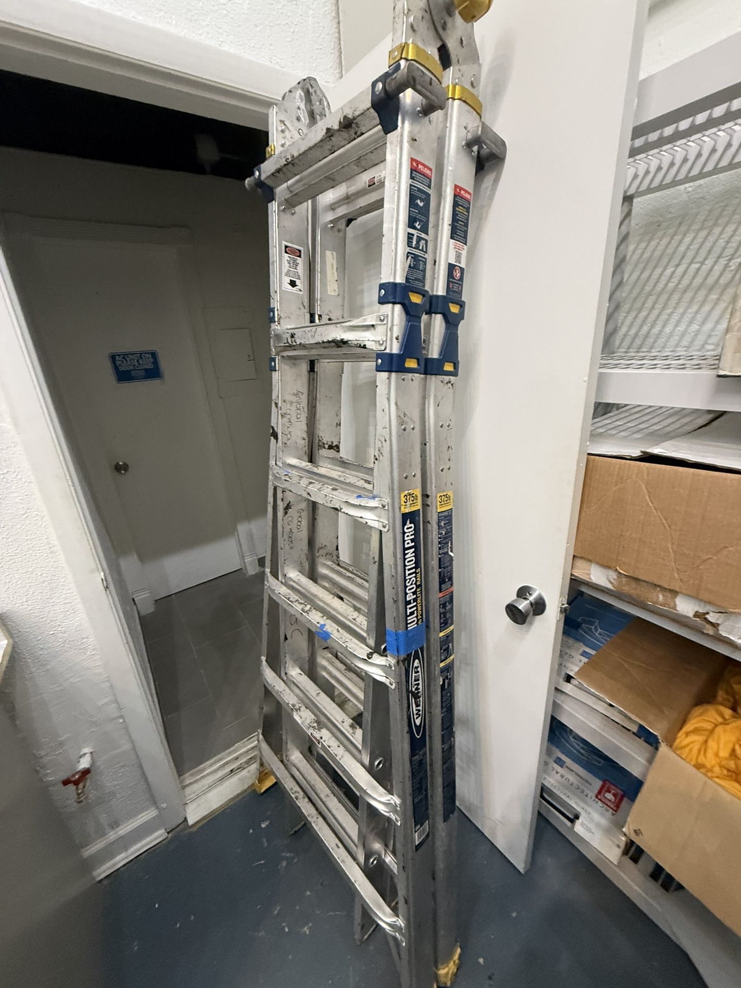 Werner Multi-Position Pro Ladder – 375 lb Capacity