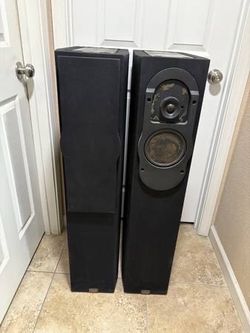 Phase Technology PC-500s tower speakers with powered 12” subwoofers