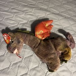 Scorch Beanie Baby Dragon 1998