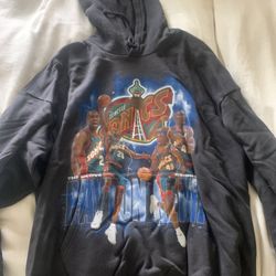 Large Sweater mitchell and ness supersonics hoodie payton and kemp Make A Offer 