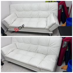 Beautiful convertible futon sofa bed // Christmas Special 