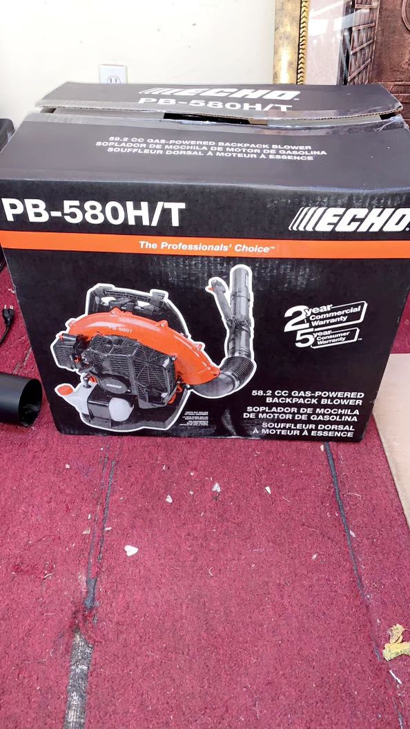 ECHO  -580H/T BACKPACK LEAF BLOWER FOR SALE $340