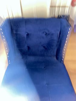 Blue Velvet Chair