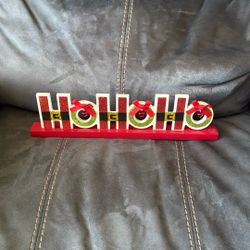 New With Tags Hobby Lobby Ho Ho Ho Wood Holiday Decoration Christmas Santa Sign
