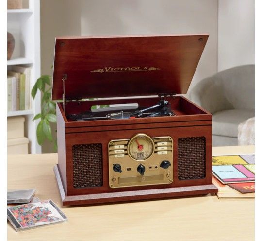 Victrola 6 In 1 Turntable with Bluetooth
