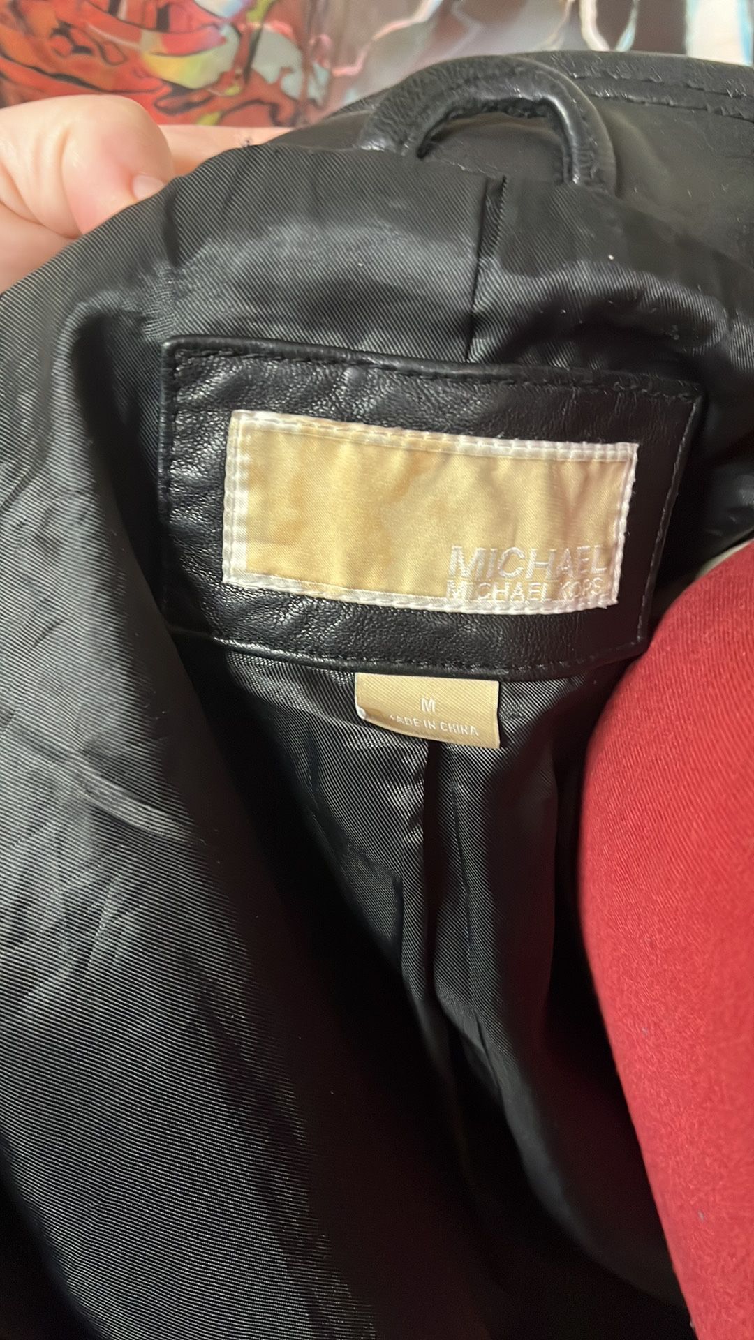 Michael Kors motorcycle Leather jacket