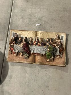 3D Relief Wall Plaque - The Last Supper