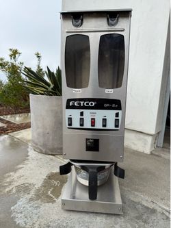 Used FETCO Commercial Dual Hopper Coffee Grinder – GR-2.2 – 120V – NSF / UL Listed