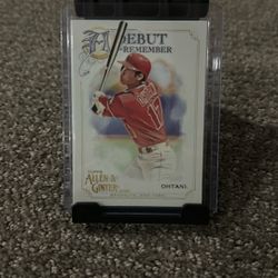 Shohei Ohtani Card
