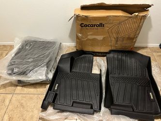 New Cacarolls All-Weather Black Rubber Floor Mats SUV