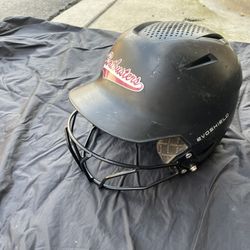 Evoshield Matte Black Helmet With Face mask 