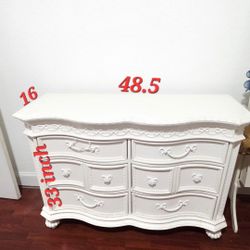 Comoda Madera Blanca Modelo Disney 