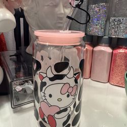 Hello Kitty Glass Cup