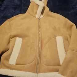 GAP Suede Sherpa Woman Jacket