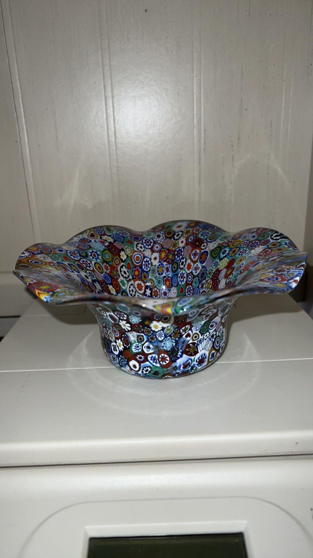 Forzieri Glass Art Deco Bowl