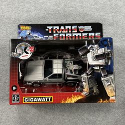 Hasbro Transformers Back to the Future 40th Anniversary Gigawatt Delorean