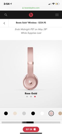 Beats by Dre solo 3 rose gold