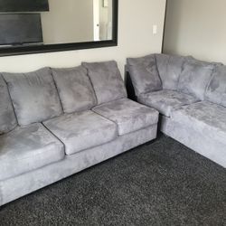 Steele Grey Sectional Couch