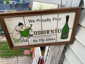 Antique restaurant/bar wine sign