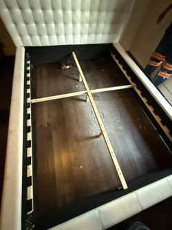 Queen Matress With Bed