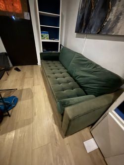 Green couch