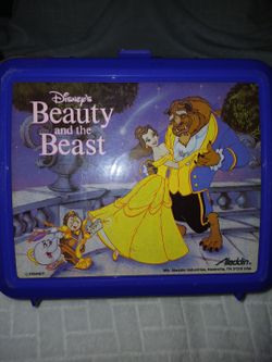 Beauty and beast vintage lunchbox