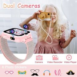 Kids Smart Watch for Boys Girls,1.69'' HD Touchscreen Toys Watches with Dual Cameras,Game,Video Recorder Player,Music Player Toddler Smart Watch for K