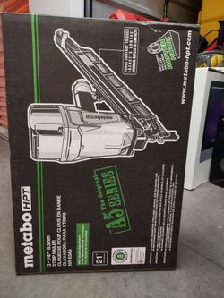 Metabo HPT NR83A5(S) 3-1/4" Pneumatic Collated Round Framing Nailer NEW
