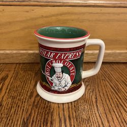 Polar Express Warner Bros 12 oz Hot Chocolate Embossed 3D Mug 