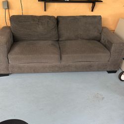 City Furniture Gray Sofa 
