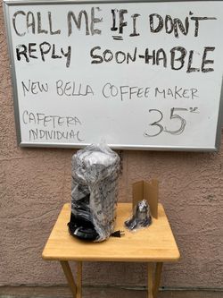 Bella Single Serve Coffee Maker New