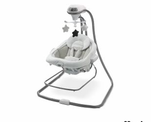 Graco DuetConnect LX Baby Swing & Bouncer – Like New