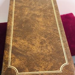 Vintage Holson Leather Photo Album Box Avinsworth 