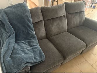 Ashley Gray Reclining Sofa